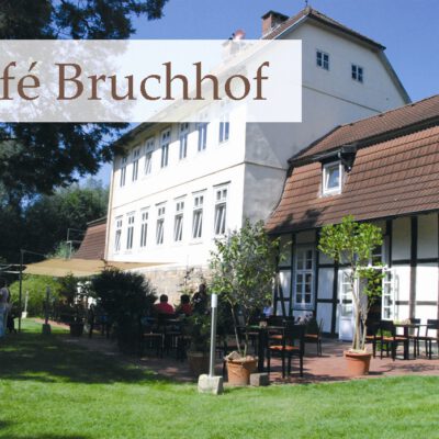 Café Bruchhof - Blick auf die Terrasse