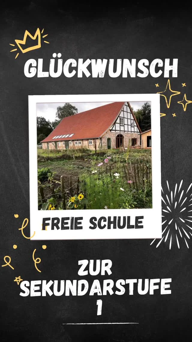 Wir gratulieren der @freieschuleschaumburg zum Erreichen des Meilensteines der Sekundarstufe I. 

Wir bedanken uns für das tolle Fest am Freitag.