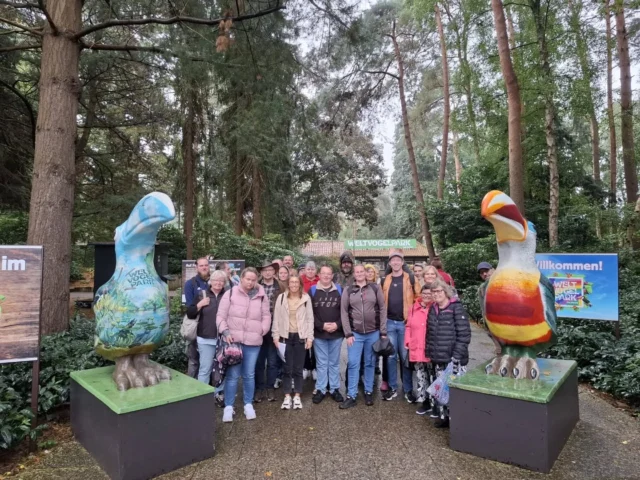 Das soziale Haus besucht heute zusammen mit Teilnehmern des Bruchhofs den Vogelpark Walsrode
@bruchhof_projekt_probsthagen 
@hof_windheim