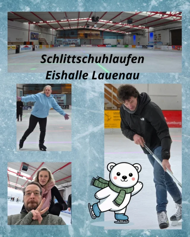 Trotz frostiger Temperaturen im Inneren ließen am gestrigen Mittwoch rund dreißig Teilnehmer aus allen Teilen des Projekt Probsthagens in der @eishalle.lauenau die Kufen glühen.
Ob Runden drehen oder Eishockey, ob Anfänger oder alter Hase, jeder hatte seinen Spaß. 

@hof_windheim
@projekt_probsthagen.ev 
@tagesstaette_wunstorf 

#schlittschuhe #gemeinsamgegendepression #spaßmusssein #eishallelauenau