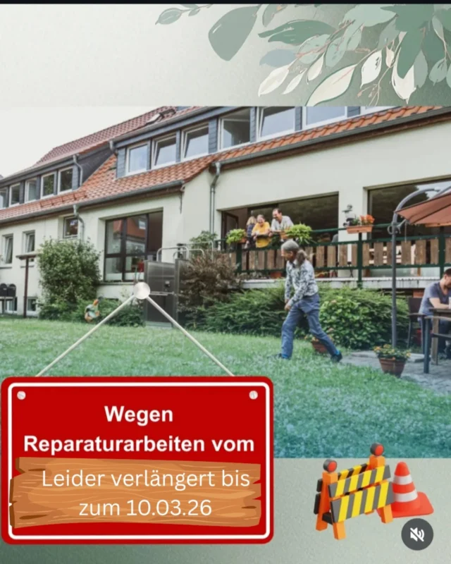 Die Renovierungsarbeiten verzögern sich voraussichtlich noch bis zum Dienstag den 10.03.