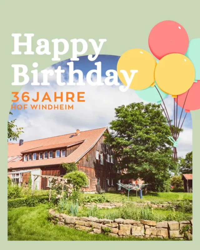 36 Jahre Hof Windheim - das haben wir gefeiert! 🎈🎉 

Gemeinsam haben wir heute bei bestem Wetter zusammen ein ausladendes Brunch-Buffet vorbereitet. Anschließend wurde gemeinsam gegessen, Zeit verbracht, gelacht und in Erinnerungen geschwelgt. 

#happybirthday #gemeinschaftleben #brunch #gutelaune #hofleben