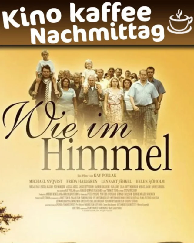 Am kommenden Dienstag den 21.04. läuft im @kinoschaumburg Stadthagen der nächste Kino Kaffee Nachmittag mit dem Film "Wie im Himmel ".
Die Vorstellung beginnt um 15 Uhr,  Einlass ist ab 14 Uhr. 

#kinoschaumburg #kinonachmittag #kafee #gemeinsamgegeneinsam