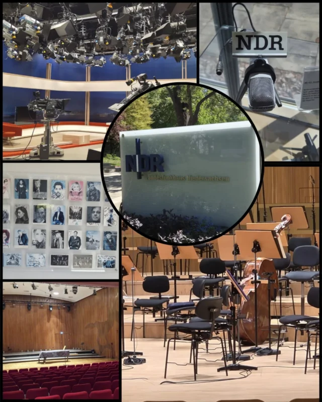 Letzte Woche fand der Tagesausflug zum @ndr.de in Hannover statt.
Die Teilnehmer durften sich die Räumlichkeiten und Arbeitsabläufe des Rundfunksenders anschauen. 
Zufällig gab es ein kurzes Treffen mit der Künstlerin @misha_kovar_official .

#ausflug #rundfunk #ndr #hannover